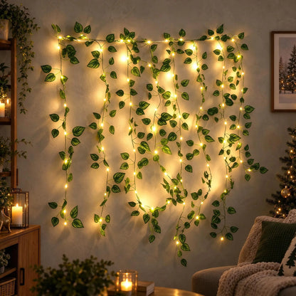 Christmas Leaf Fairy Lights String