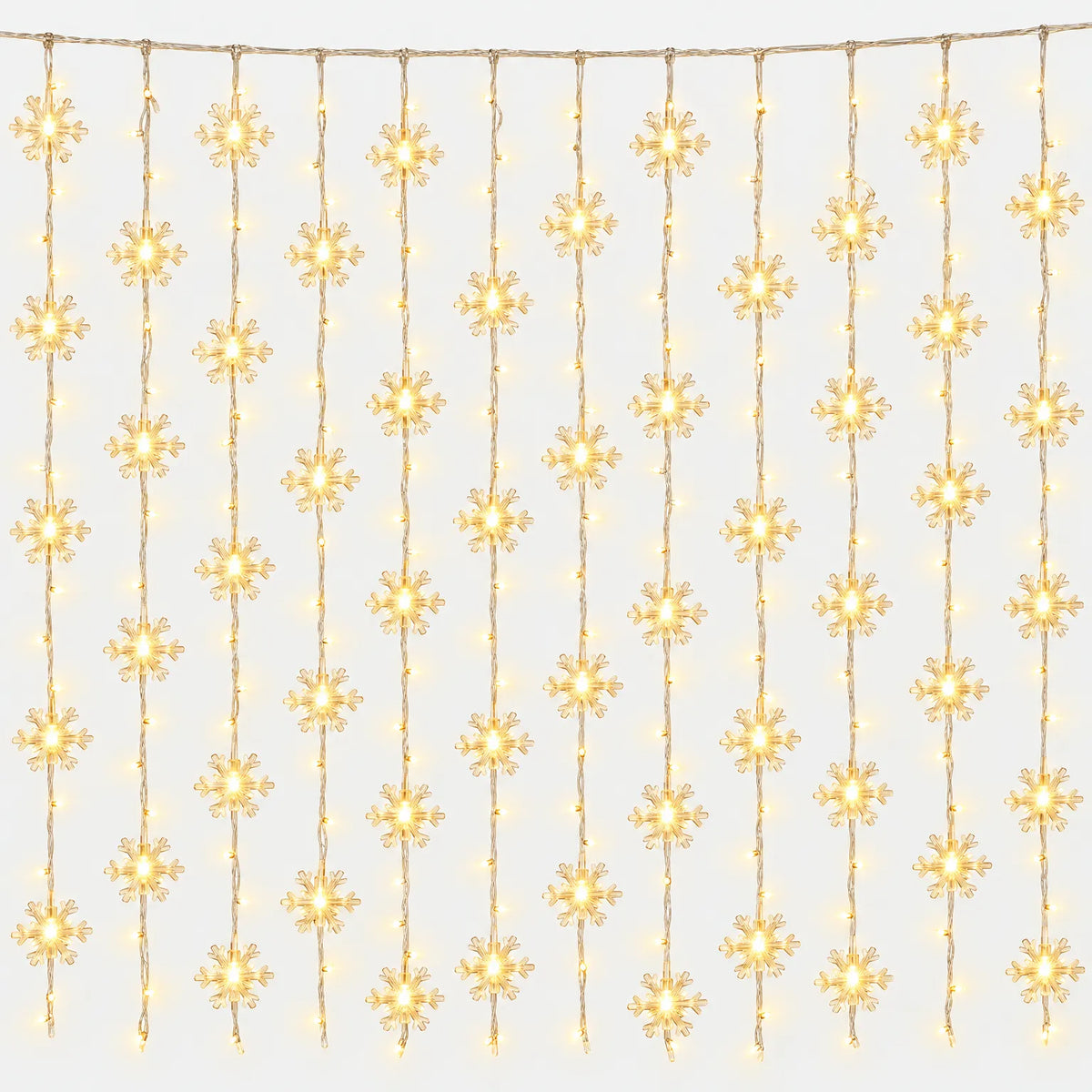 Christmas Snowflake LED Curtain Lights