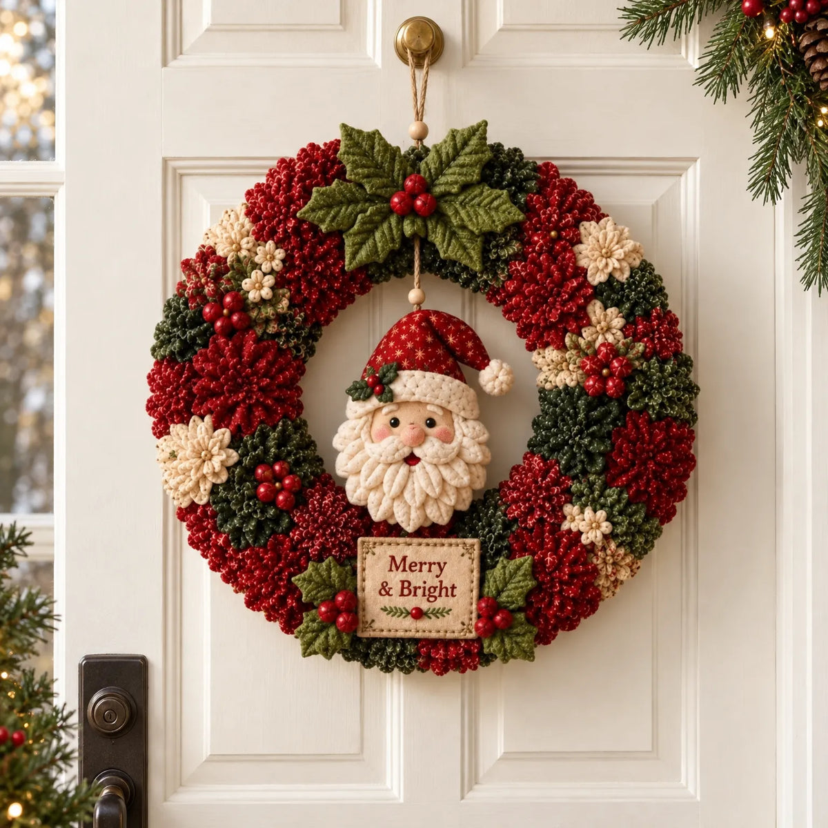 Christmas Wreath Poke Craft Kit