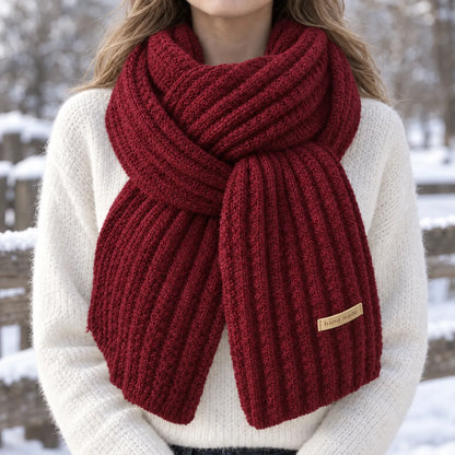 Chunky Cable Knit Winter Scarf