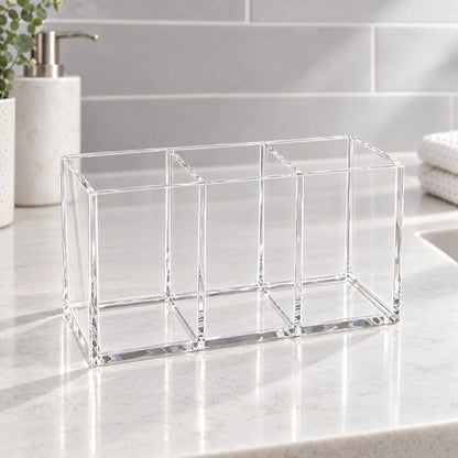 Clear Acrylic Makeup Organizer for Lipstick and Cosmetics