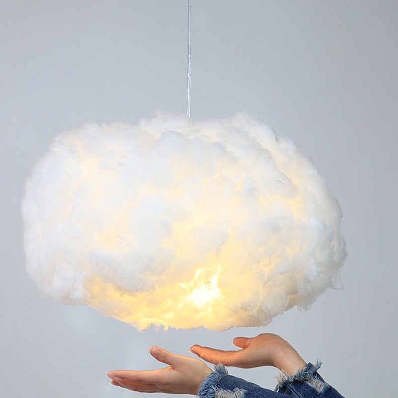 Cloud Style Ceiling Light Soft Fabric Floating Lamp | Larevi