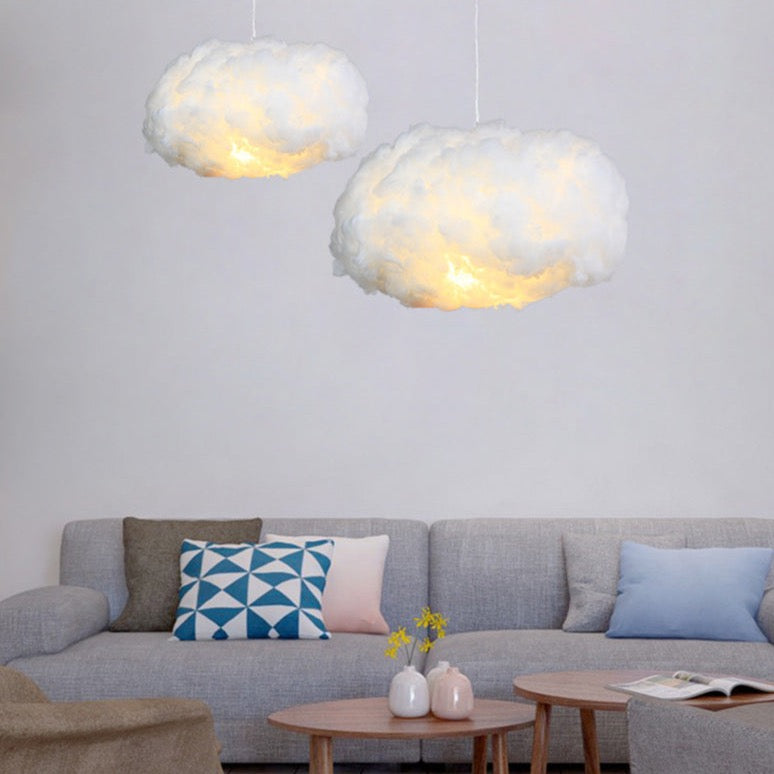 Cloud Style Ceiling Light Soft Fabric Floating Lamp | Larevi