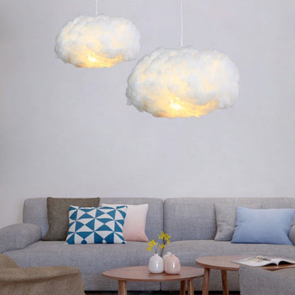 Cloud Style Ceiling Light Soft Fabric Floating Lamp | Larevi