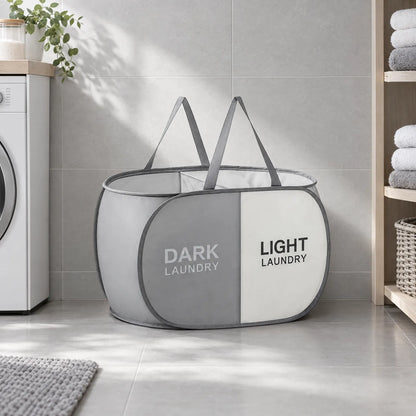 Collapsible Fabric Laundry Sorting Basket