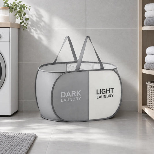 Collapsible Fabric Laundry Sorting Basket