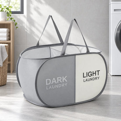 Collapsible Fabric Laundry Sorting Basket