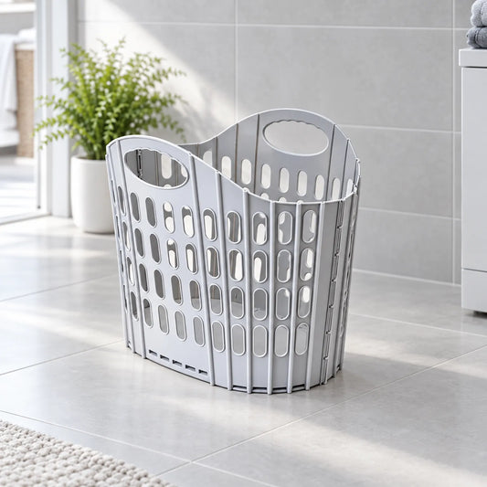 Collapsible Plastic Laundry Basket