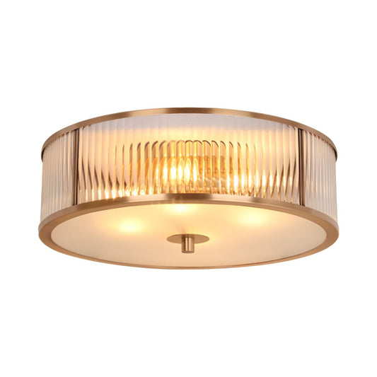 Colonial Opaline Glass Ceiling Light with Brass Finish | Lumirae