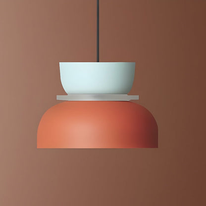 Colour Accent Pendant Light Nordic Bowl Form Design | Veltrix
