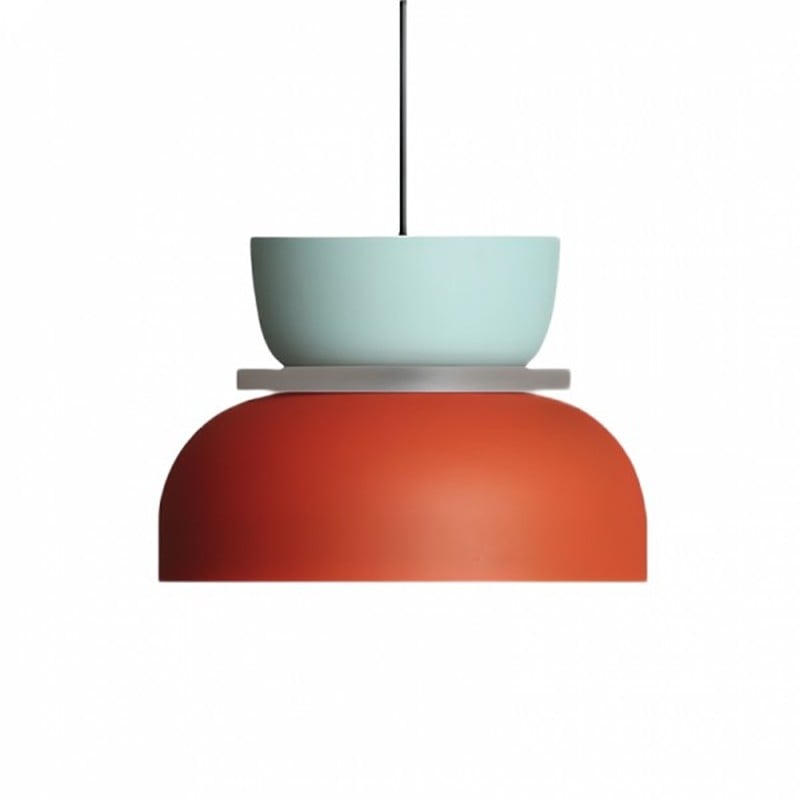 Colour Accent Pendant Light Nordic Bowl Form Design | Veltrix