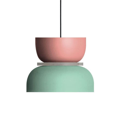 Colour Accent Pendant Light Nordic Bowl Form Design | Veltrix