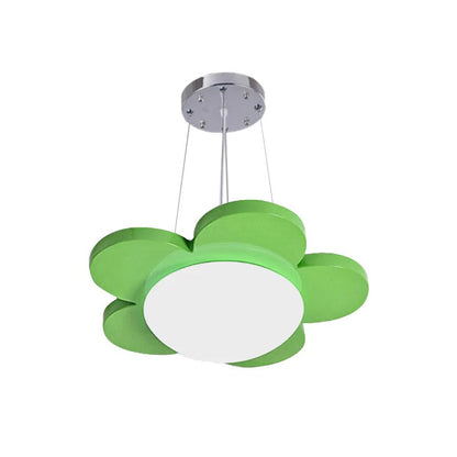 Colourful Flower LED Pendant Light Acrylic Kids Ceiling | Solvica