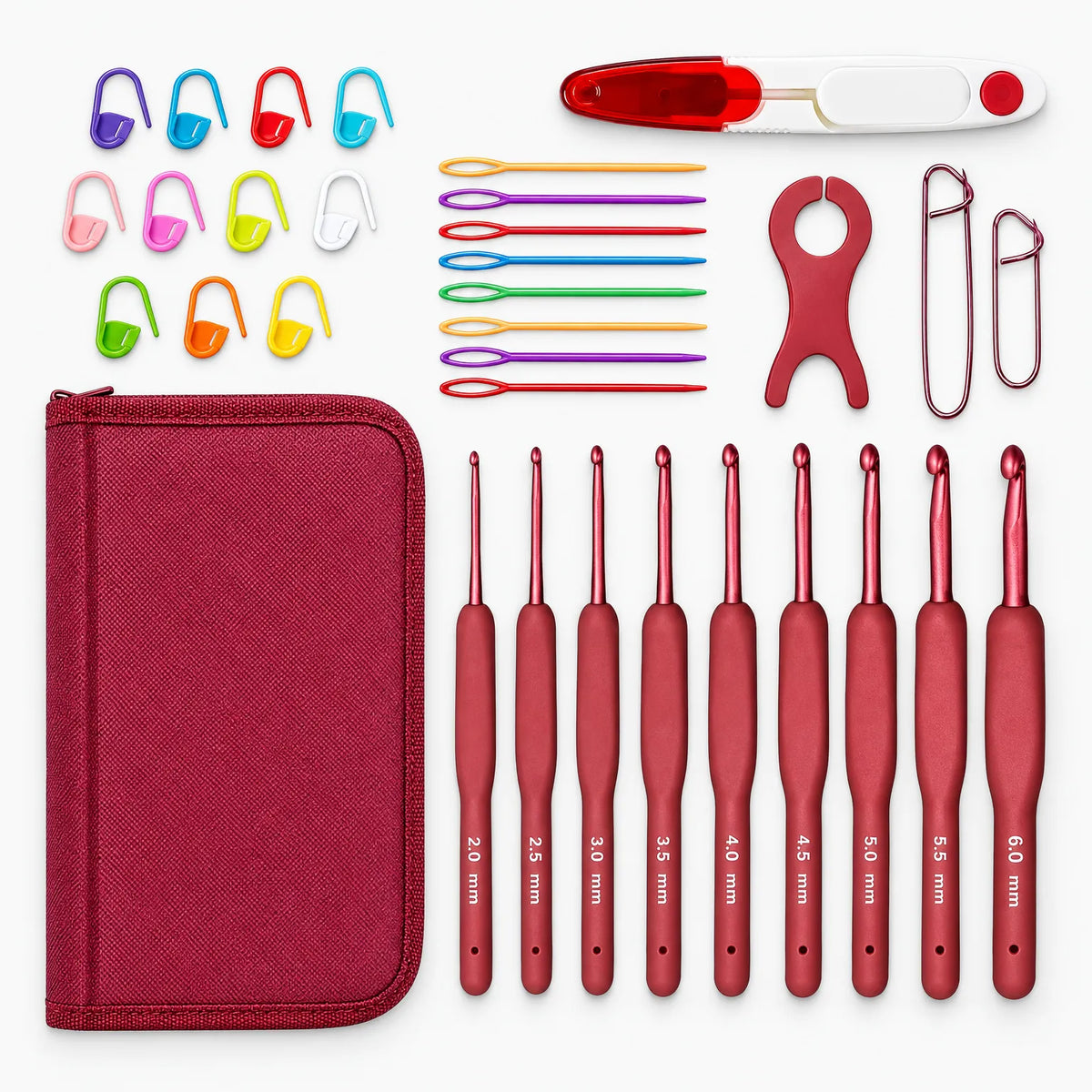Comfortable Grip Crochet Hook Set