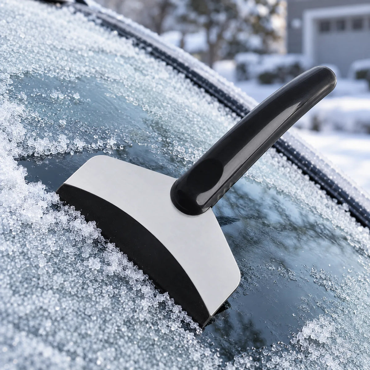 Compact Handheld Vehicle Ice Scraper