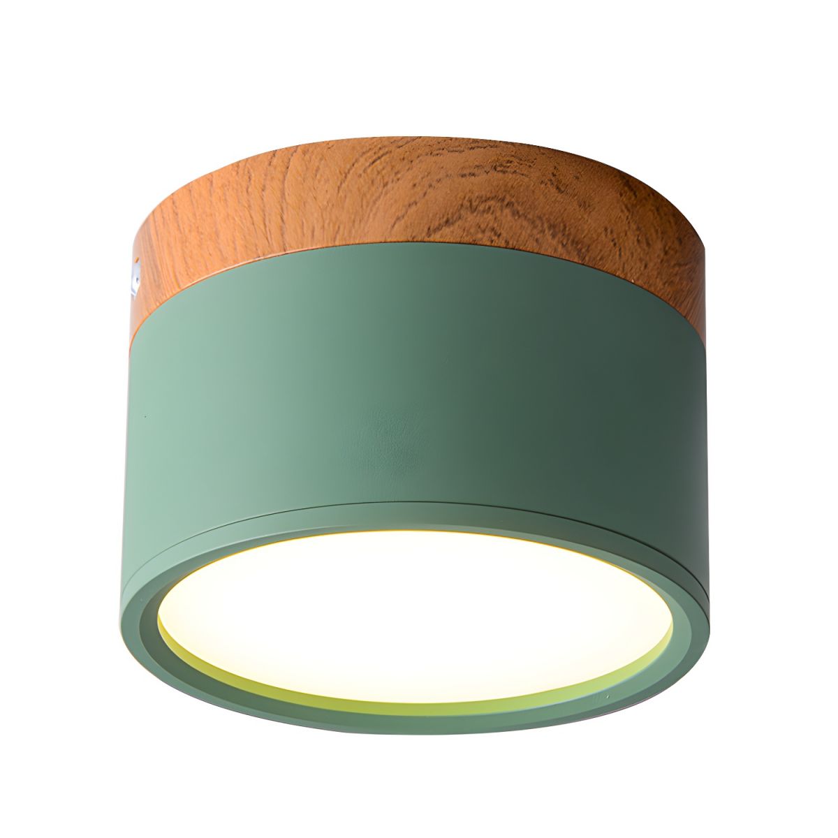 Compact Nordic LED Cylinder Flush Mount Ceiling Light | Nordela