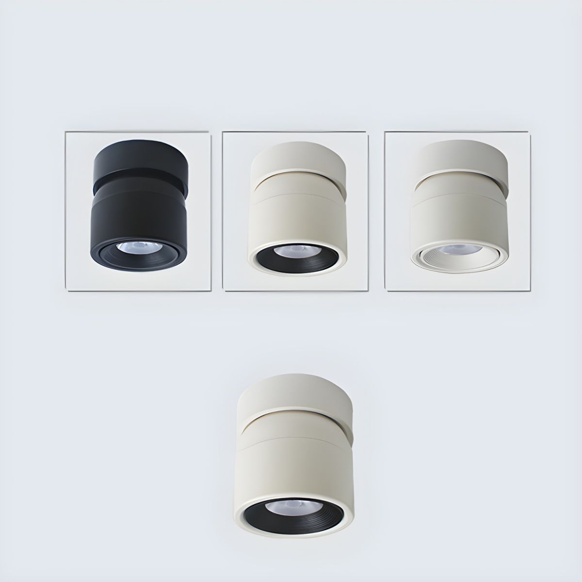 Compact Nordic LED Flush Mount Ceiling Light Fixture | Cylora