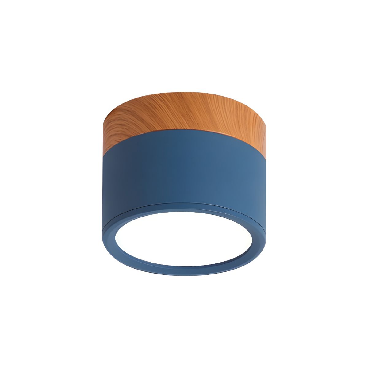 Compact Nordic Metal LED Flush Mount Ceiling Light | Domero