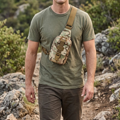 Compact Outdoor Crossbody Travel Chest Pack