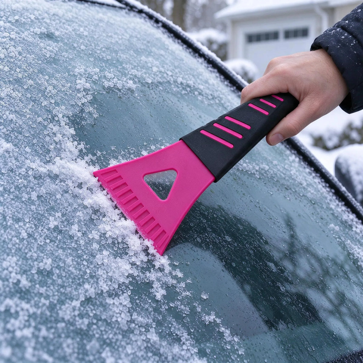 Compact Windshield Ice Scraper