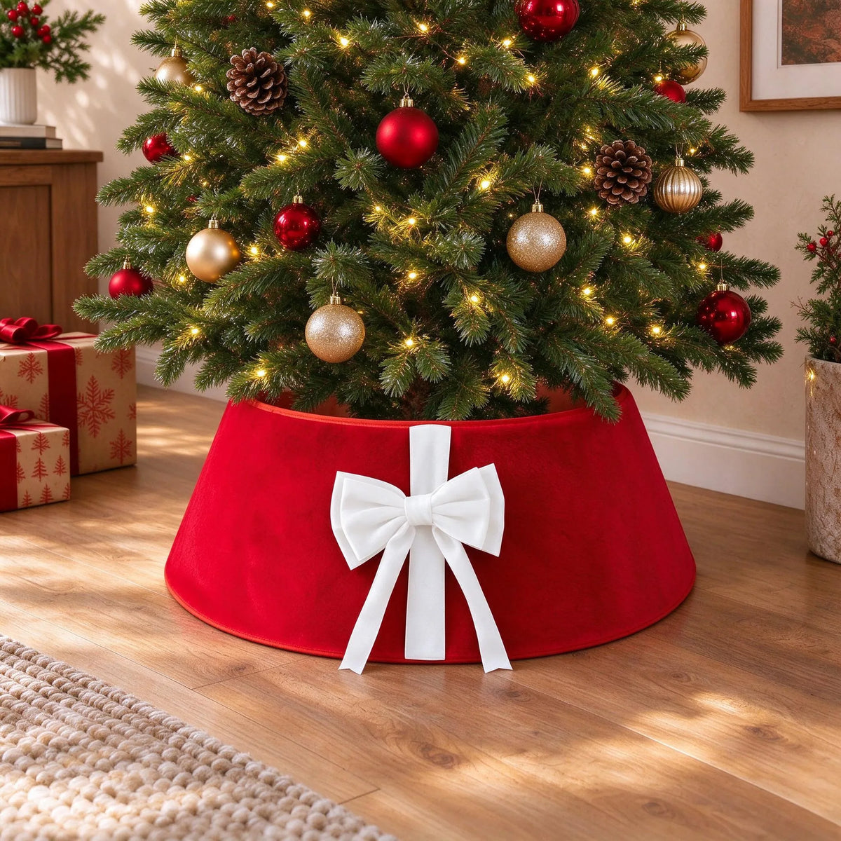 Conical Christmas Tree Collar Skirt