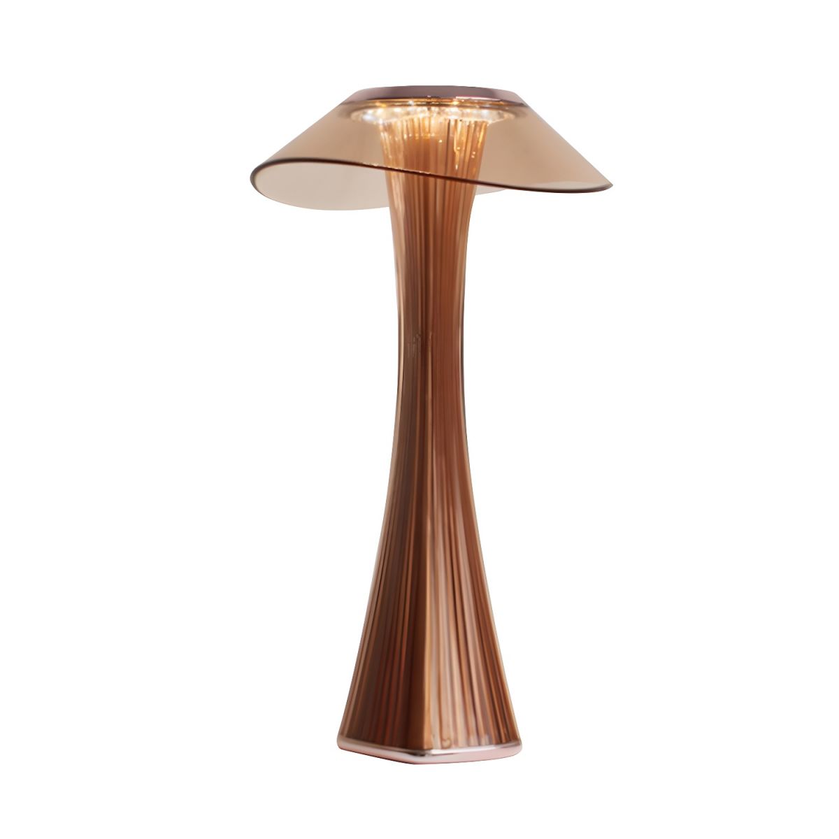 Contemporary Acrylic Shade Table Lamp with LED Light | Zantrico