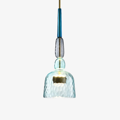 Contemporary Glass Pendant Light With Integrated LED | Orvello