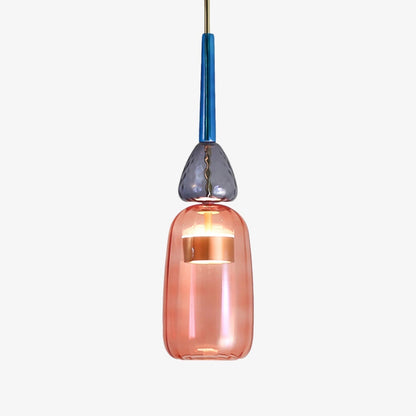Contemporary Glass Pendant Light With Integrated LED | Orvello