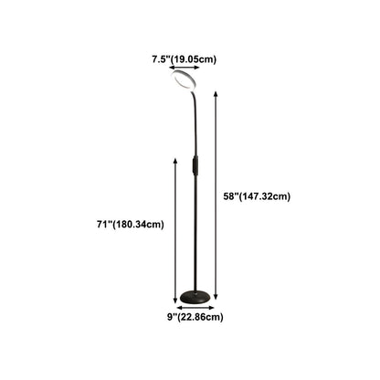 Contemporary LED Floor Lamp With Adjustable Metal Form | Lorvane