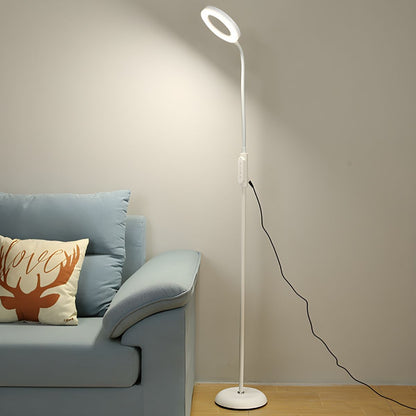 Contemporary LED Floor Lamp With Adjustable Metal Form | Lorvane