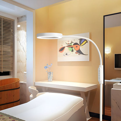 Contemporary LED Floor Lamp With Adjustable Metal Form | Lorvane