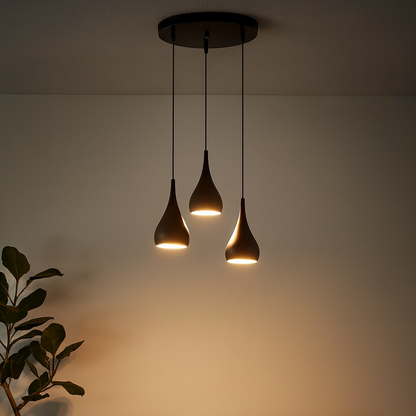 Contemporary LED Pendant Light with Adjustable E27 Cord | Zyvarel