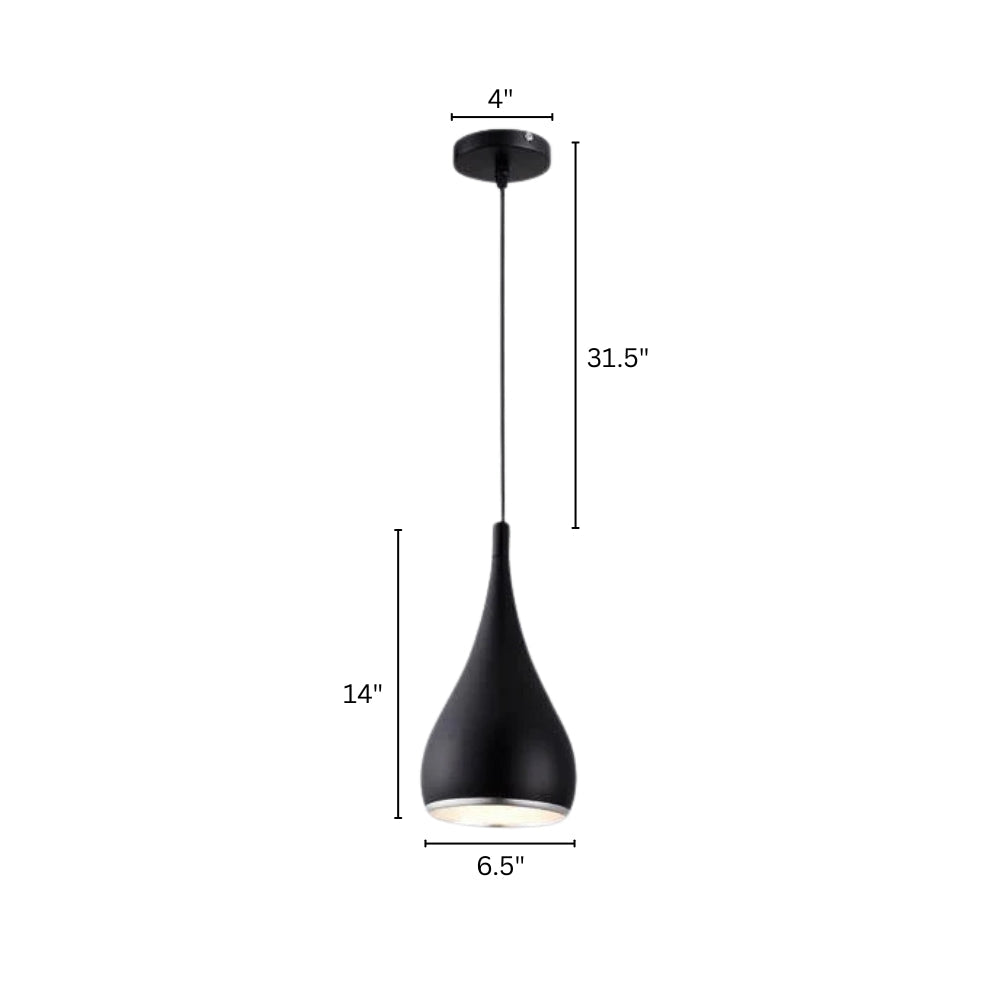 Contemporary LED Pendant Light with Adjustable E27 Cord | Zyvarel