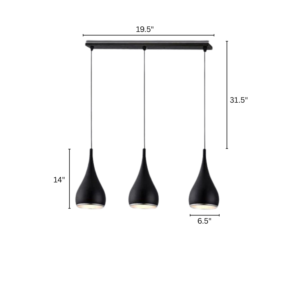 Contemporary LED Pendant Light with Adjustable E27 Cord | Zyvarel