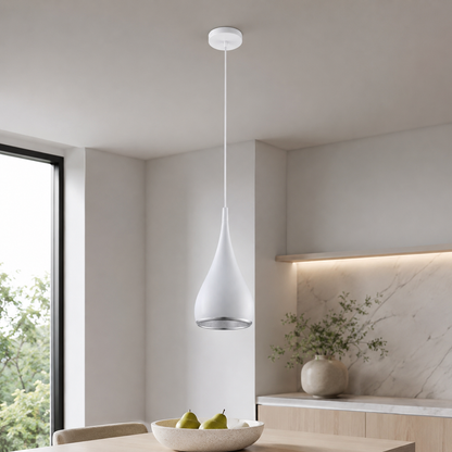 Contemporary LED Pendant Light with Adjustable E27 Cord | Zyvarel