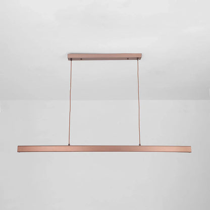 Contemporary Linear LED Pendant Light Modern Metal Form | Zorvian