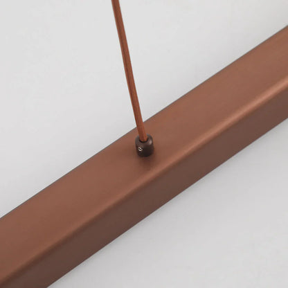 Contemporary Linear LED Pendant Light Modern Metal Form | Zorvian