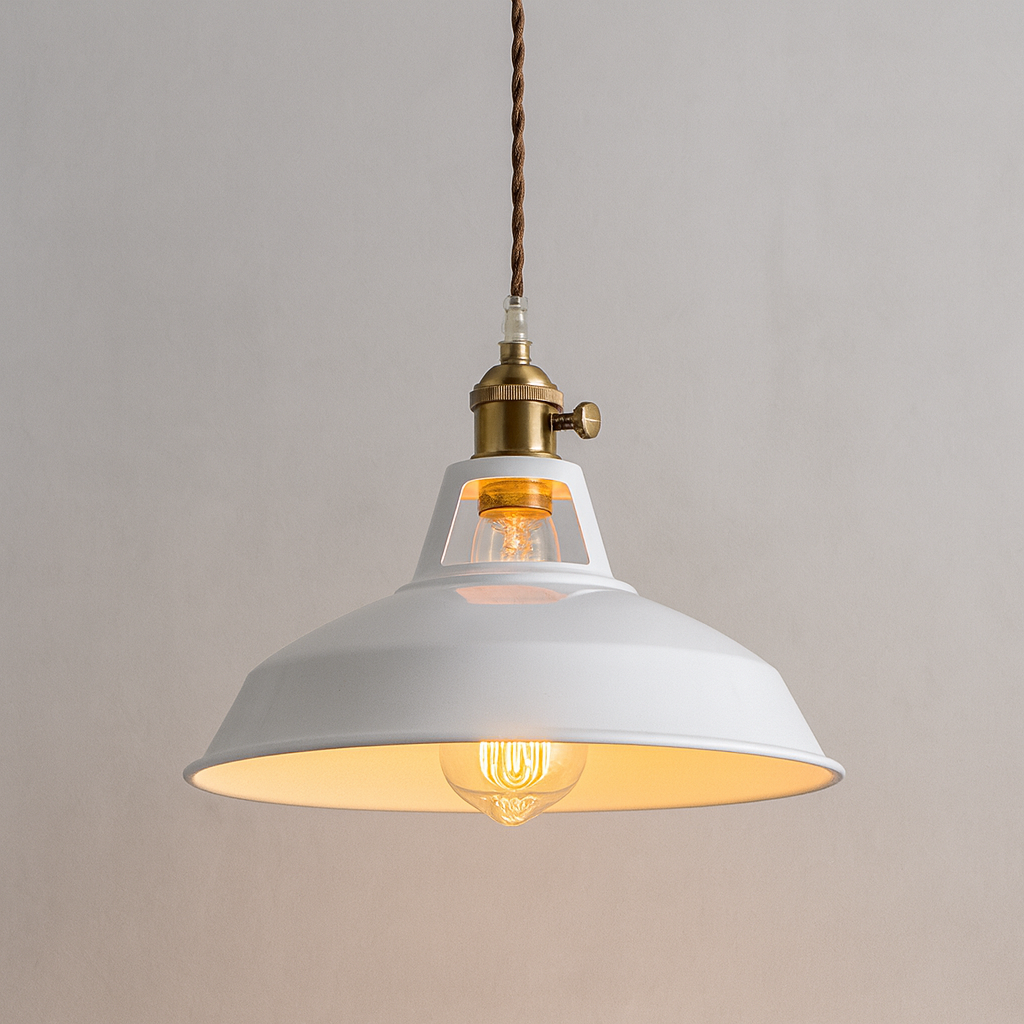 Contemporary Loft Pendant Light With Metal Shade Design | Mirelia