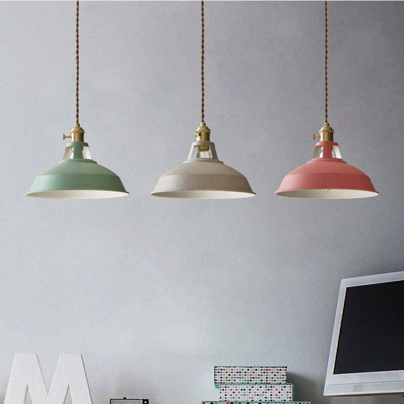 Contemporary Loft Pendant Light With Metal Shade Design | Mirelia