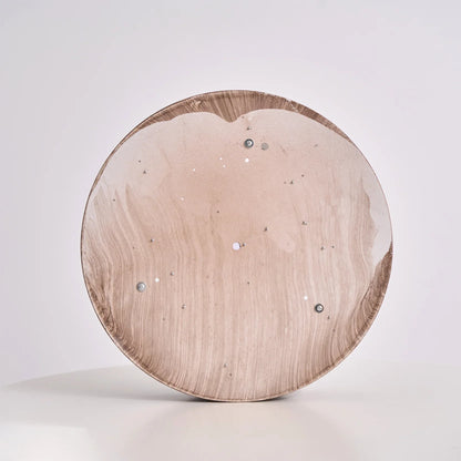 Contemporary Walnut Ceiling Lamp with LED | Luvanta