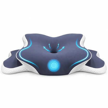 Contoured Cervical Head Rest Pillow