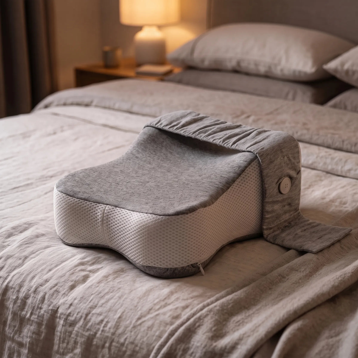 Contoured Side Sleeper Knee Wedge Pillow