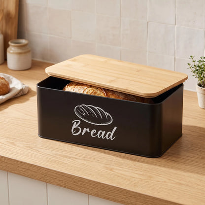 Countertop Rectangular Single Layer Bread Box