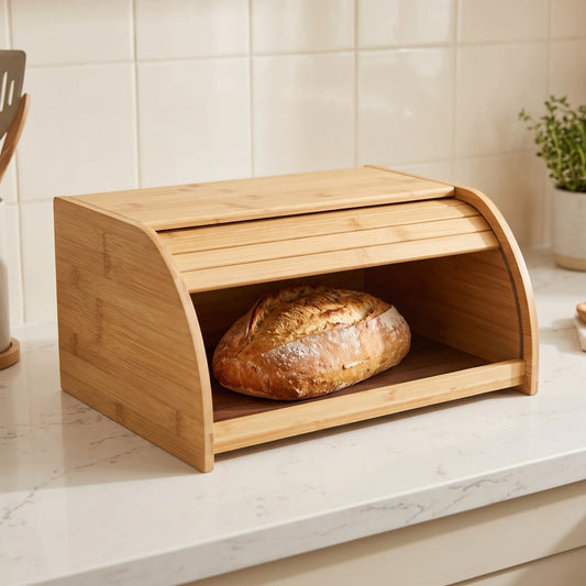 Countertop Roll Top Bread Box