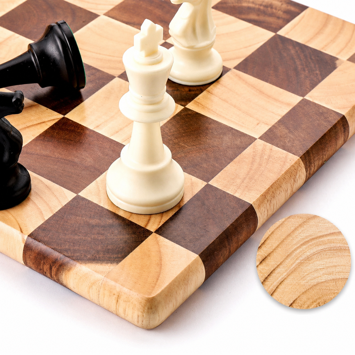 Cutting Board End Grain Butcher Block Checkerboard Design