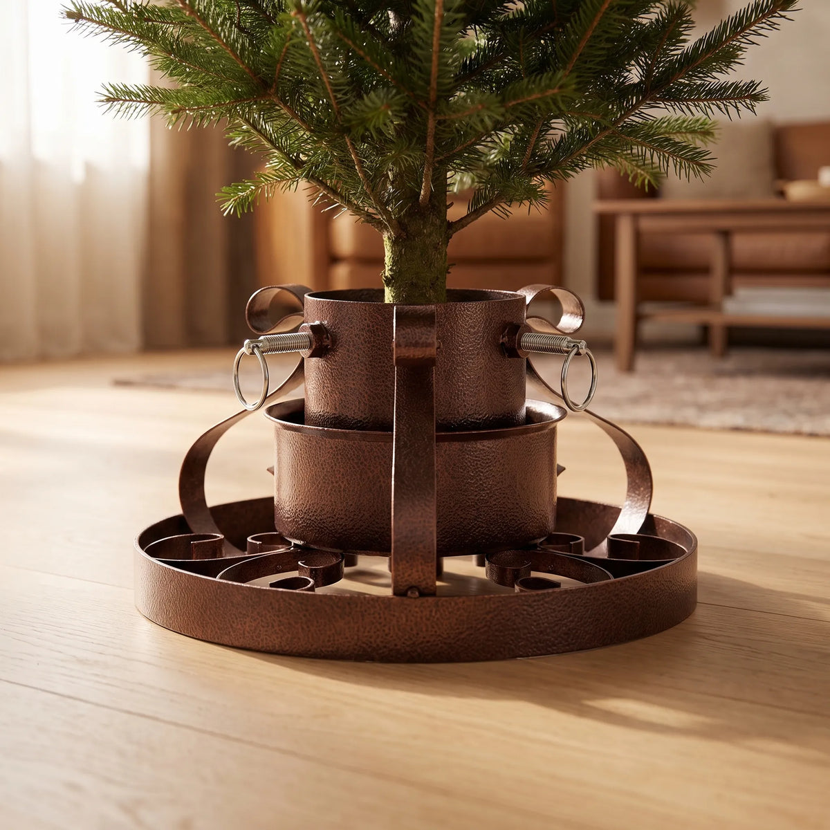 Decorative Scrollwork Christmas Tree Stand