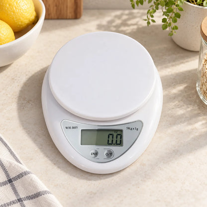 Digital Kitchen Scale with 5 kg Capacity LED Display and Tare Function
