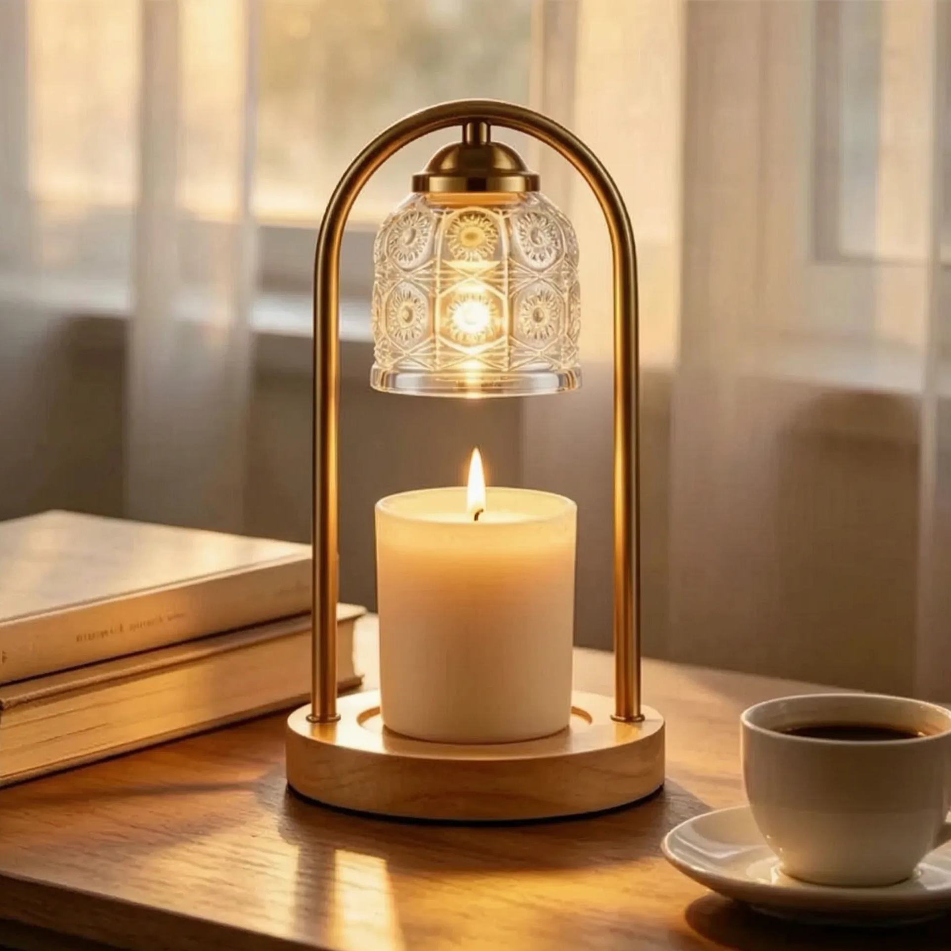 Dimmable Candle Warmer Lamp for Scented Candles
