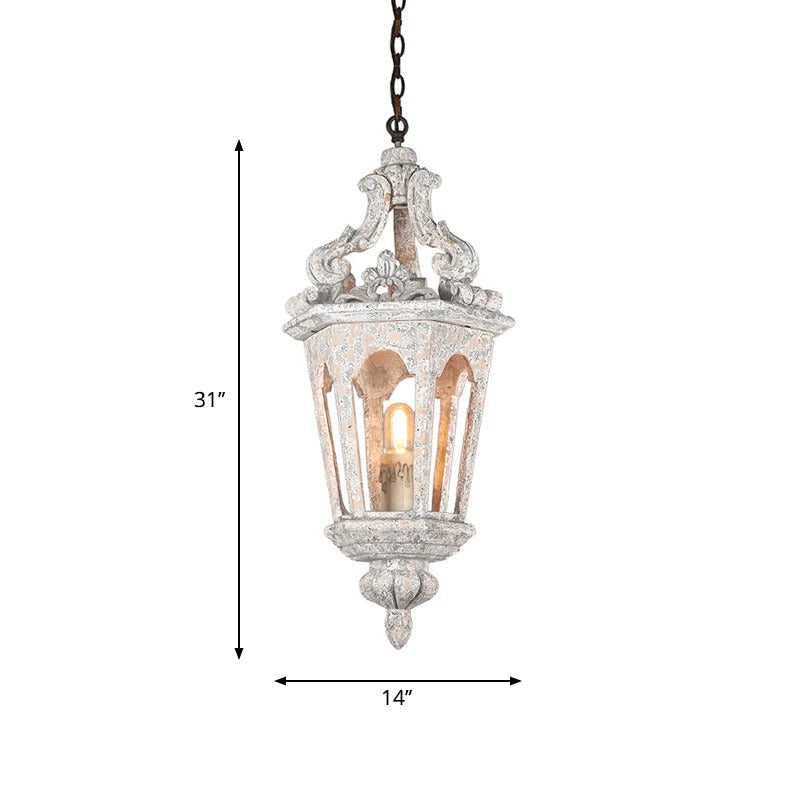 Distressed Wood Pendant Light Rustic Hanging Design | Torvica