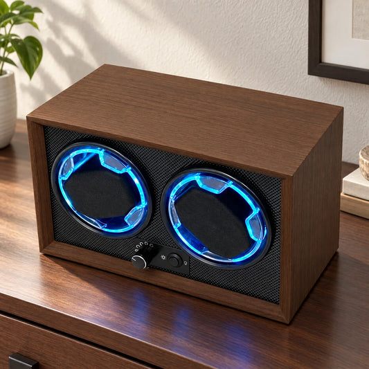 Dual Automatic Watch Winder Box